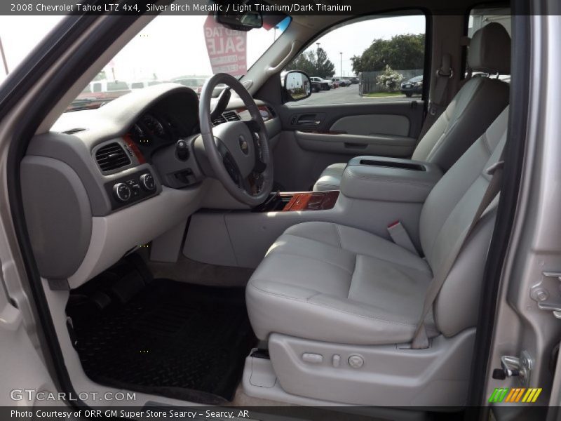 Silver Birch Metallic / Light Titanium/Dark Titanium 2008 Chevrolet Tahoe LTZ 4x4