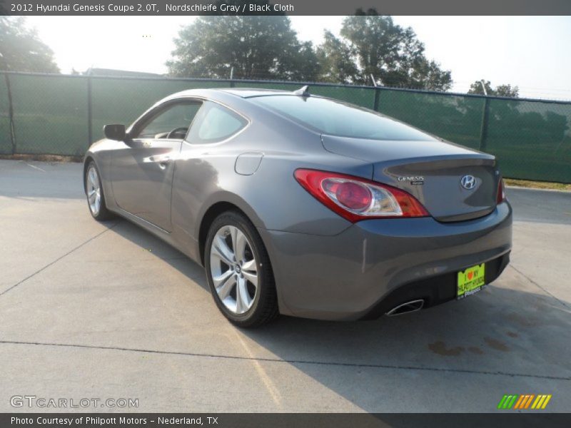 Nordschleife Gray / Black Cloth 2012 Hyundai Genesis Coupe 2.0T