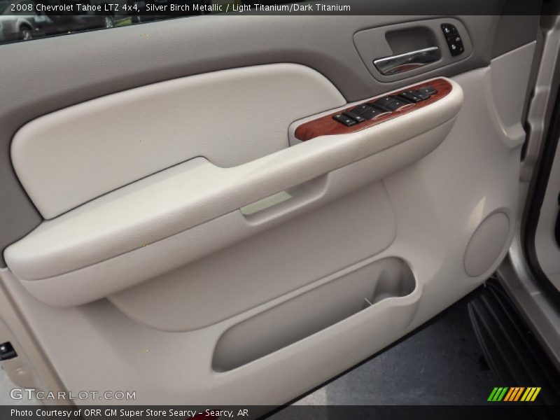 Silver Birch Metallic / Light Titanium/Dark Titanium 2008 Chevrolet Tahoe LTZ 4x4