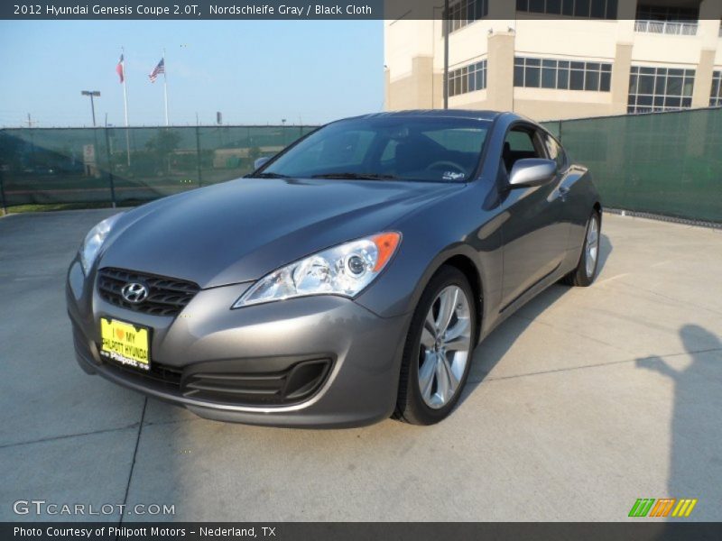 Nordschleife Gray / Black Cloth 2012 Hyundai Genesis Coupe 2.0T
