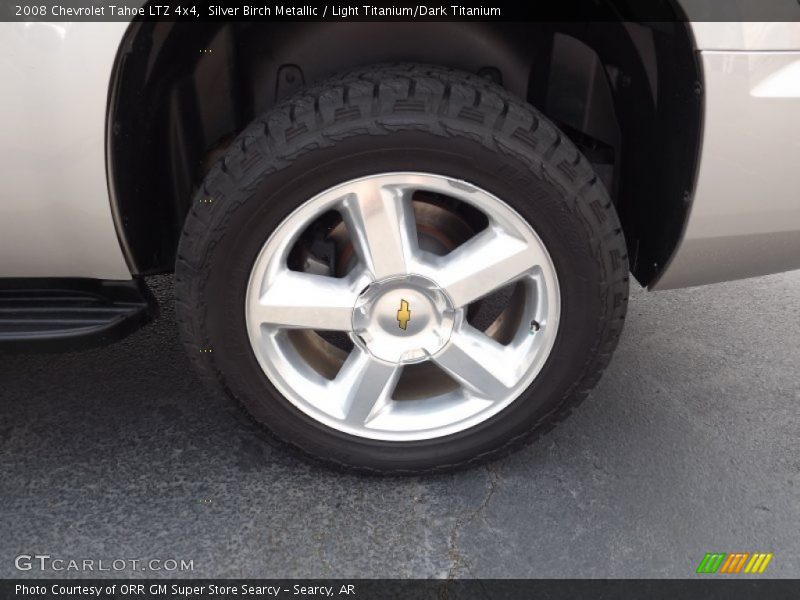 Silver Birch Metallic / Light Titanium/Dark Titanium 2008 Chevrolet Tahoe LTZ 4x4