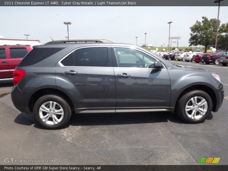 Cyber Gray Metallic / Light Titanium/Jet Black 2011 Chevrolet Equinox LT AWD