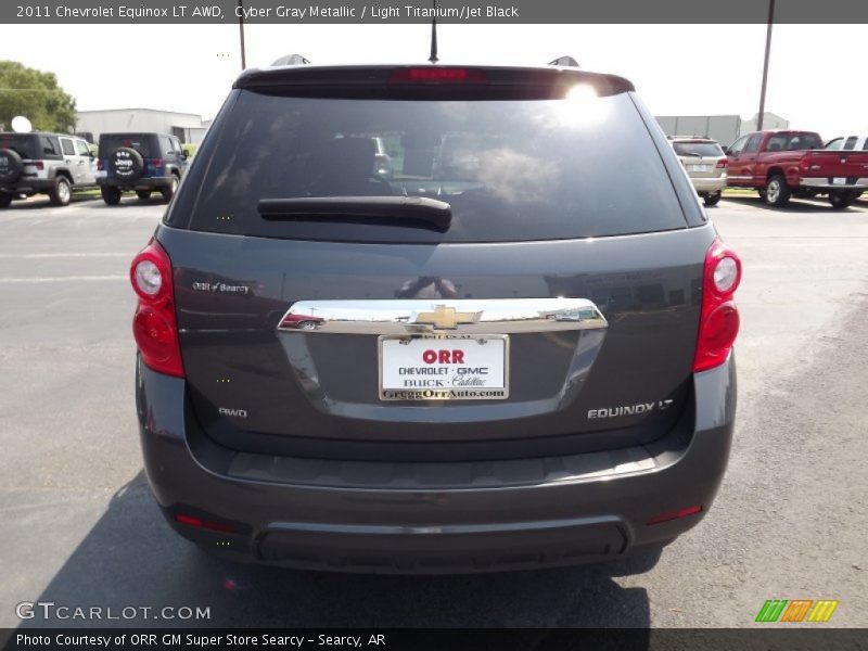 Cyber Gray Metallic / Light Titanium/Jet Black 2011 Chevrolet Equinox LT AWD