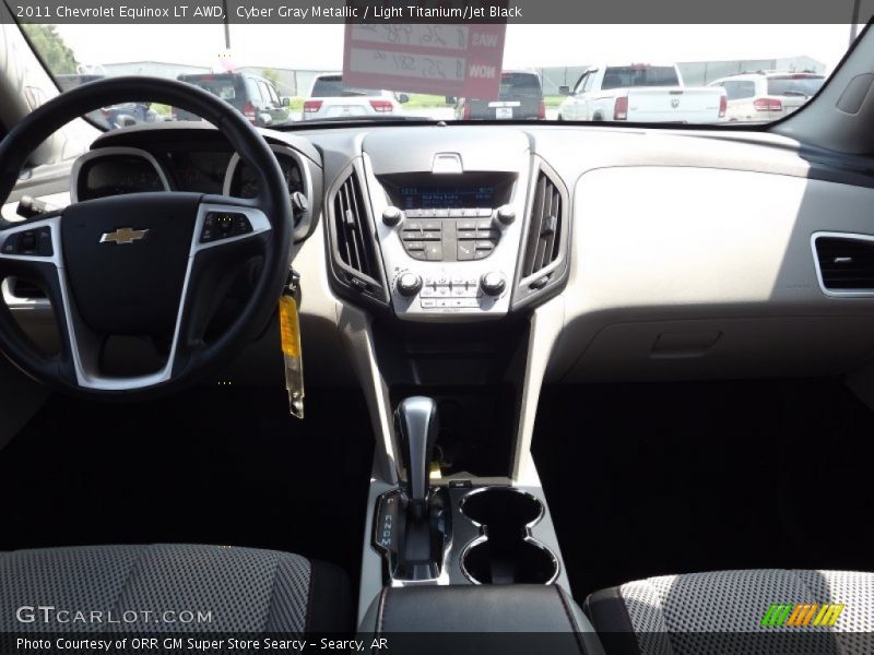 Cyber Gray Metallic / Light Titanium/Jet Black 2011 Chevrolet Equinox LT AWD