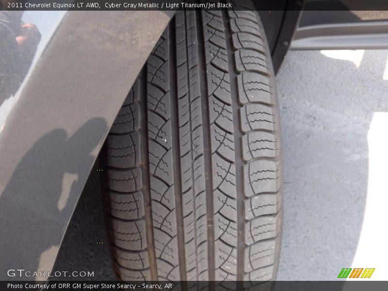 Cyber Gray Metallic / Light Titanium/Jet Black 2011 Chevrolet Equinox LT AWD