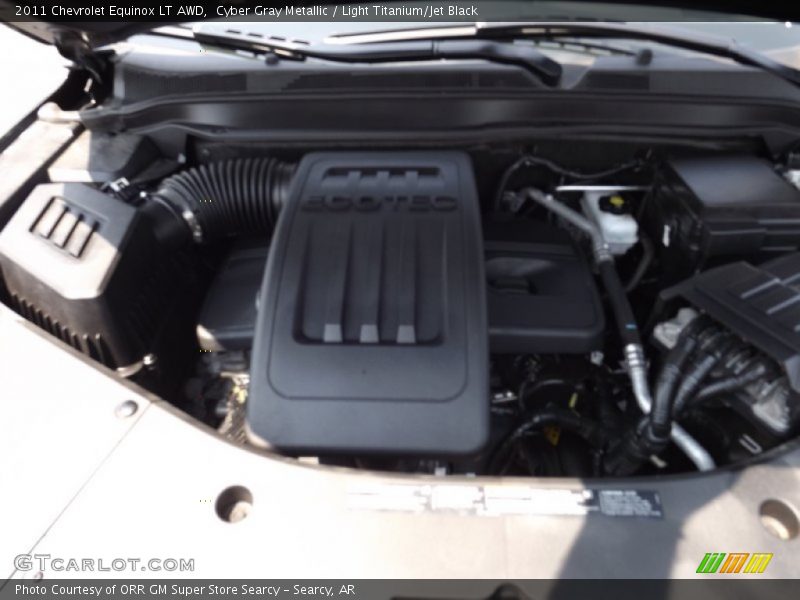 Cyber Gray Metallic / Light Titanium/Jet Black 2011 Chevrolet Equinox LT AWD