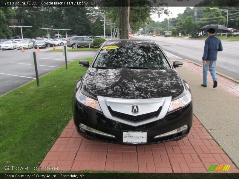 Crystal Black Pearl / Ebony 2010 Acura TL 3.5