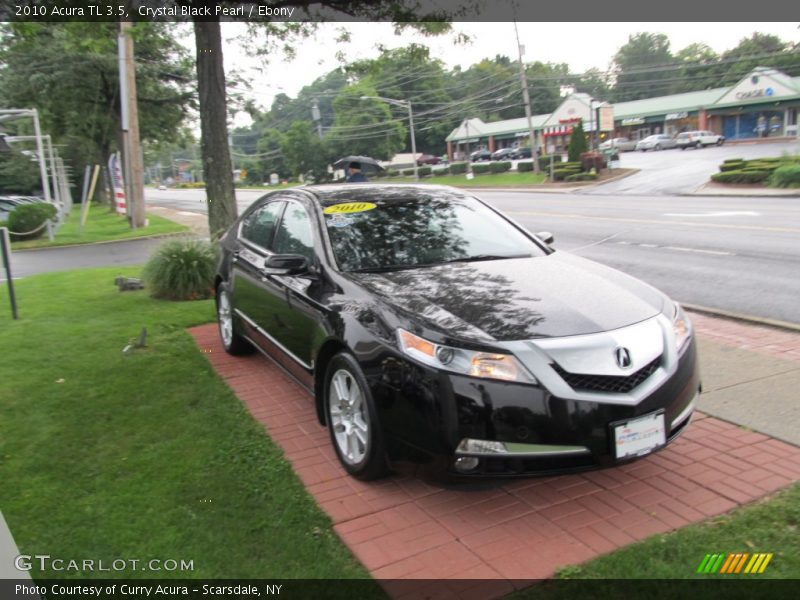 Crystal Black Pearl / Ebony 2010 Acura TL 3.5