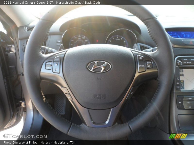 Nordschleife Gray / Black Cloth 2012 Hyundai Genesis Coupe 2.0T