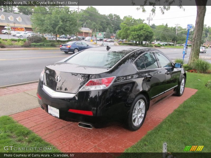 Crystal Black Pearl / Ebony 2010 Acura TL 3.5