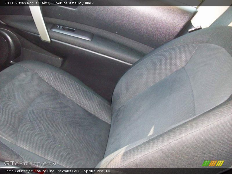 Silver Ice Metallic / Black 2011 Nissan Rogue S AWD