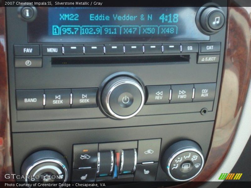 Silverstone Metallic / Gray 2007 Chevrolet Impala SS