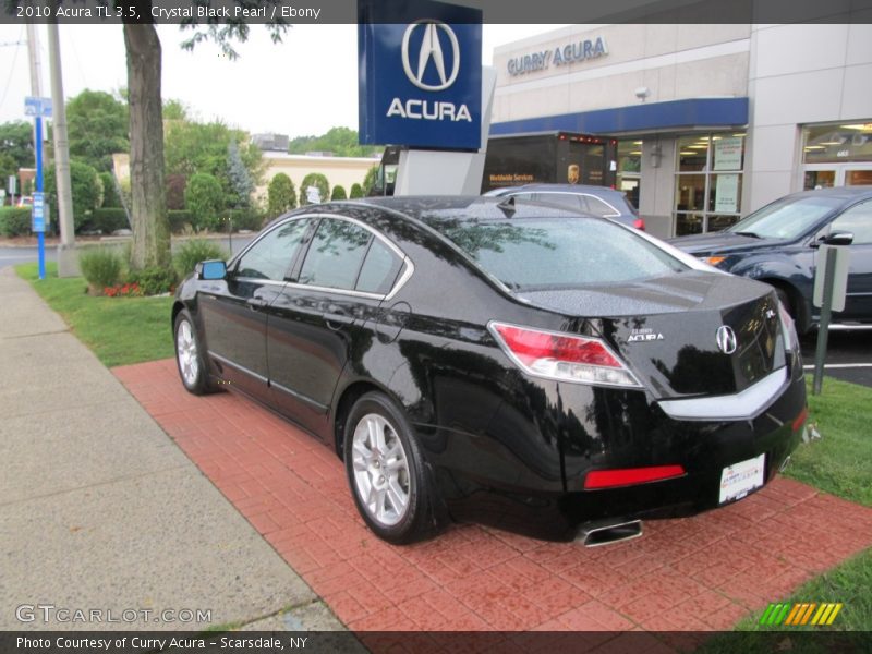 Crystal Black Pearl / Ebony 2010 Acura TL 3.5