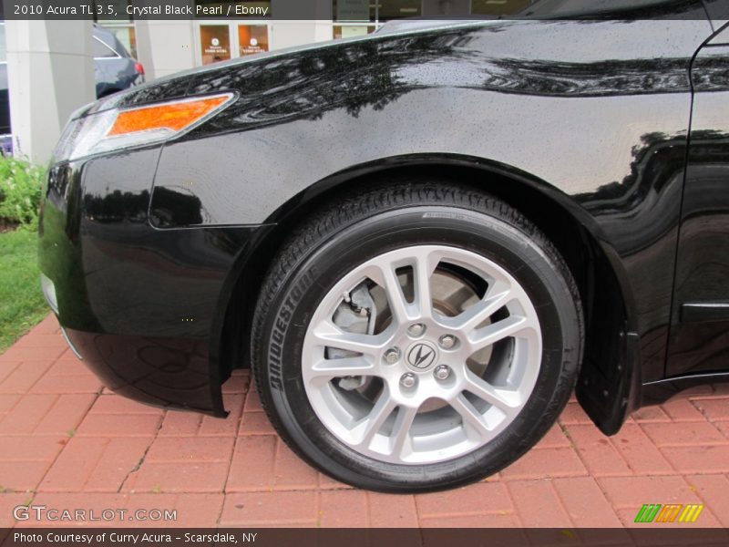 Crystal Black Pearl / Ebony 2010 Acura TL 3.5