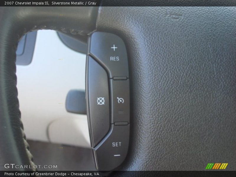 Silverstone Metallic / Gray 2007 Chevrolet Impala SS