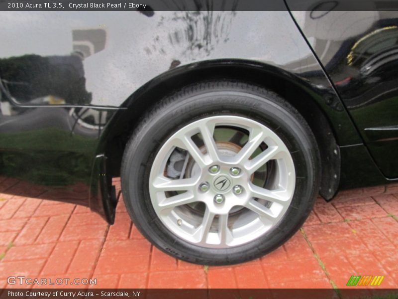 Crystal Black Pearl / Ebony 2010 Acura TL 3.5