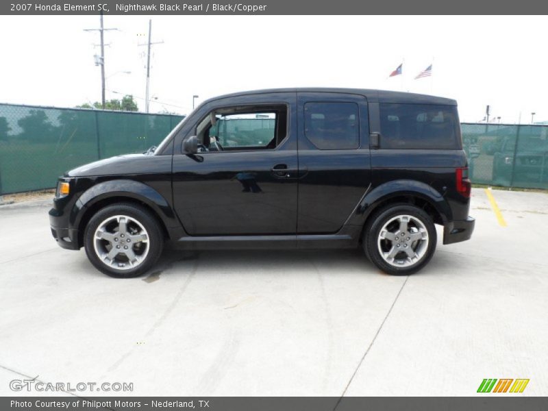 Nighthawk Black Pearl / Black/Copper 2007 Honda Element SC