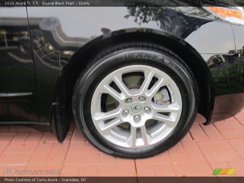 Crystal Black Pearl / Ebony 2010 Acura TL 3.5