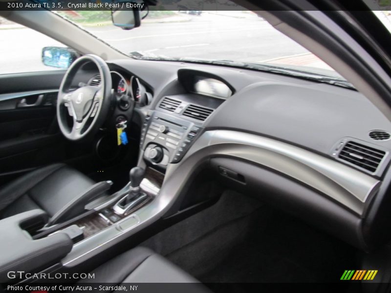 Crystal Black Pearl / Ebony 2010 Acura TL 3.5