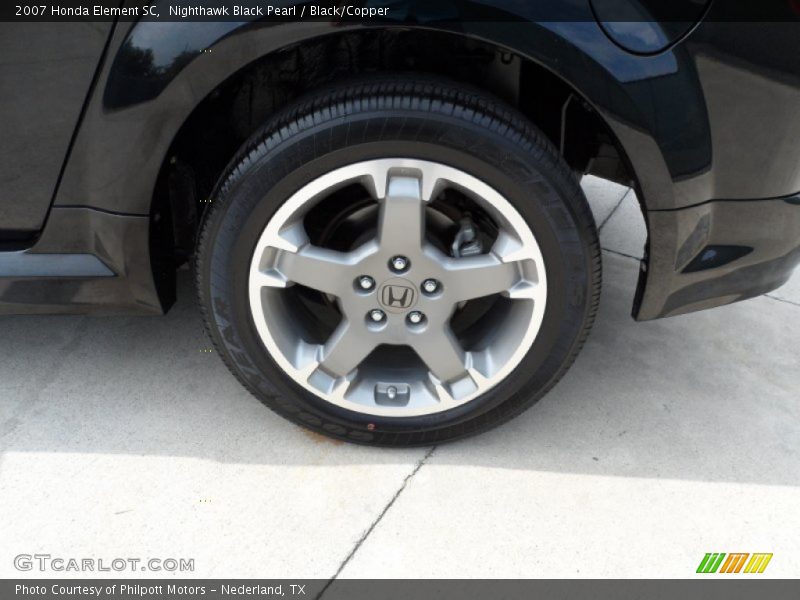 Nighthawk Black Pearl / Black/Copper 2007 Honda Element SC