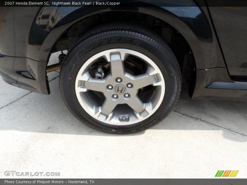 Nighthawk Black Pearl / Black/Copper 2007 Honda Element SC