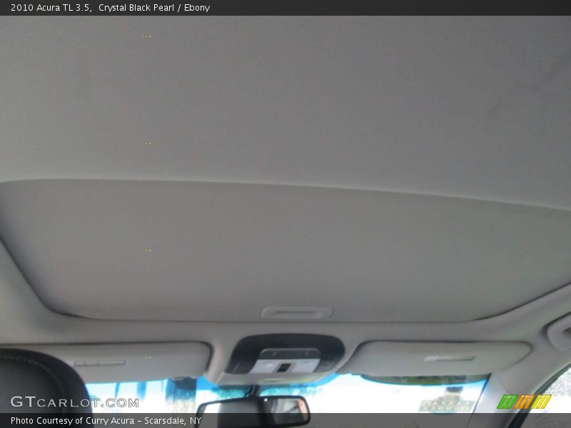 Crystal Black Pearl / Ebony 2010 Acura TL 3.5