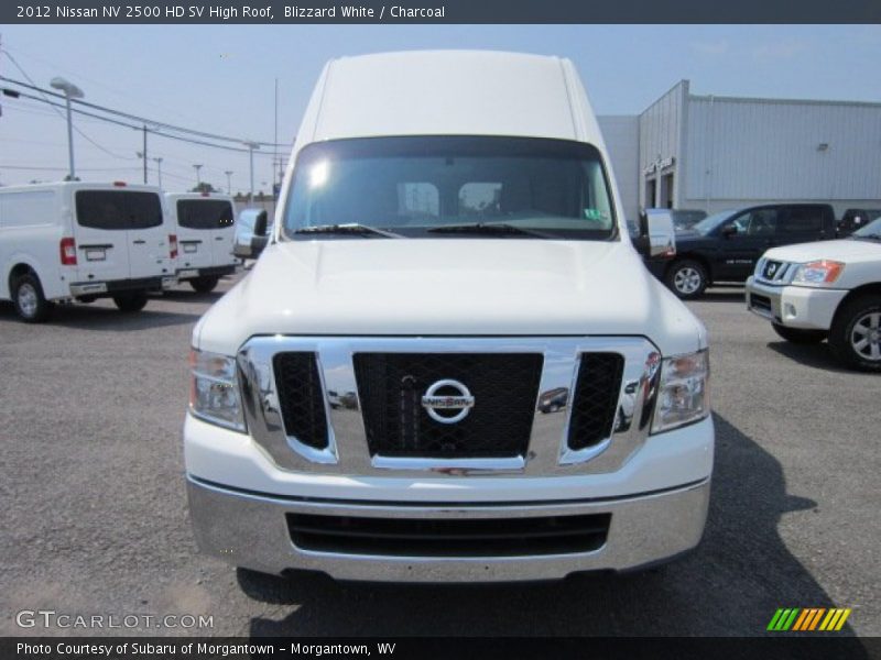 Blizzard White / Charcoal 2012 Nissan NV 2500 HD SV High Roof