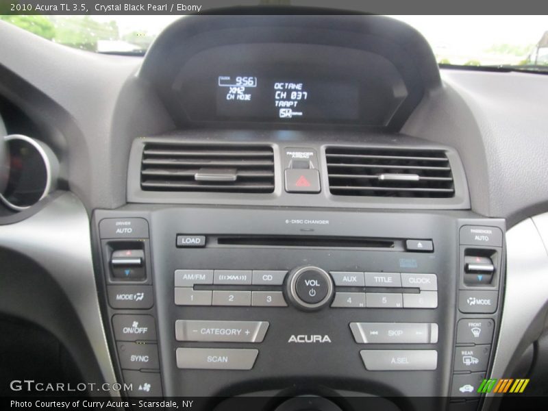 Crystal Black Pearl / Ebony 2010 Acura TL 3.5