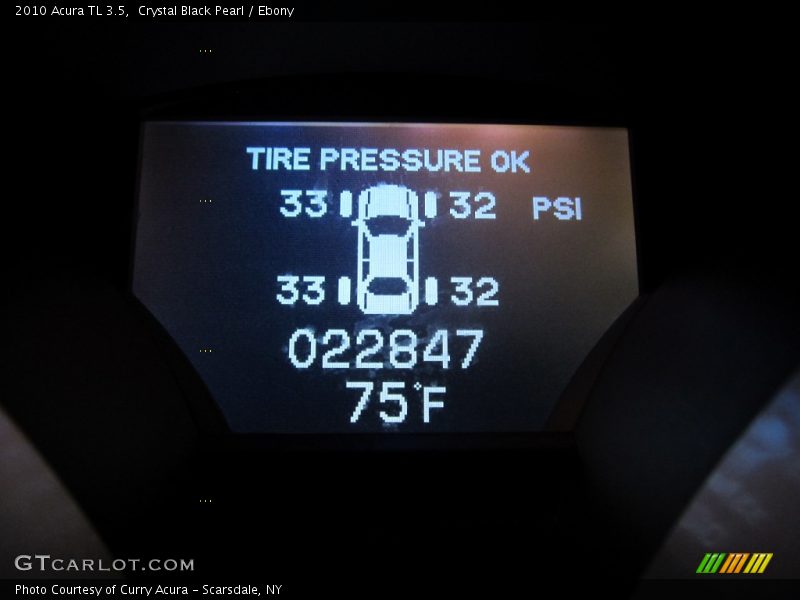 Crystal Black Pearl / Ebony 2010 Acura TL 3.5
