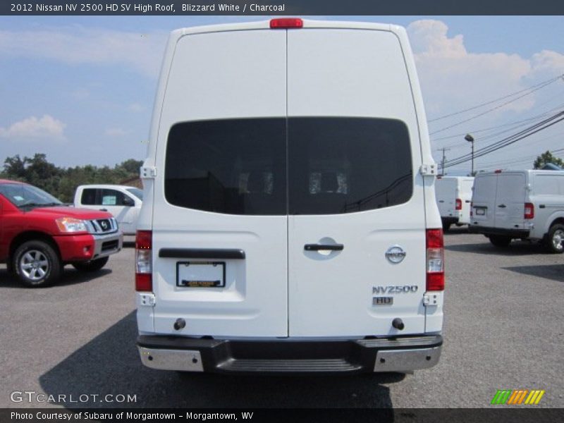 Blizzard White / Charcoal 2012 Nissan NV 2500 HD SV High Roof