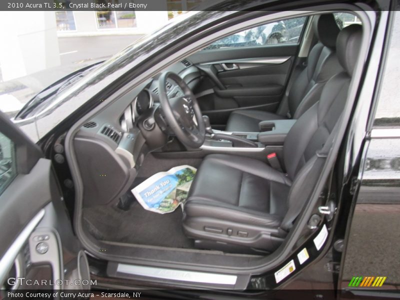Crystal Black Pearl / Ebony 2010 Acura TL 3.5