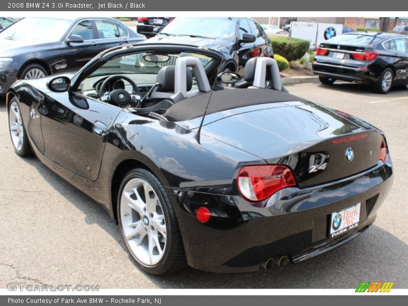Jet Black / Black 2008 BMW Z4 3.0i Roadster