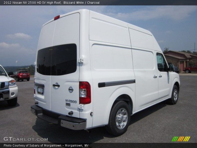 Blizzard White / Charcoal 2012 Nissan NV 2500 HD SV High Roof