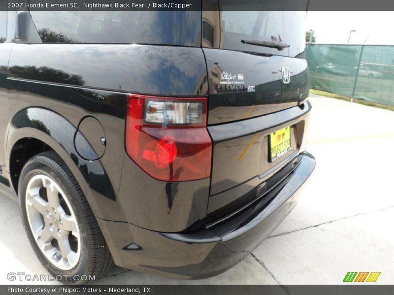 Nighthawk Black Pearl / Black/Copper 2007 Honda Element SC