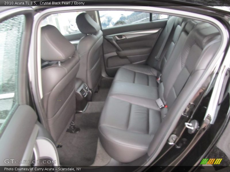 Crystal Black Pearl / Ebony 2010 Acura TL 3.5