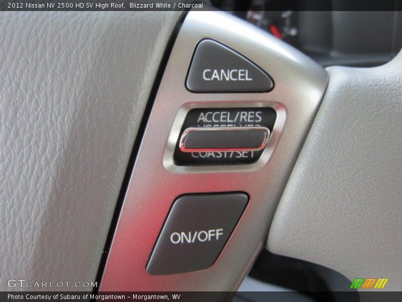 Blizzard White / Charcoal 2012 Nissan NV 2500 HD SV High Roof