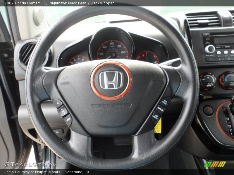 Nighthawk Black Pearl / Black/Copper 2007 Honda Element SC
