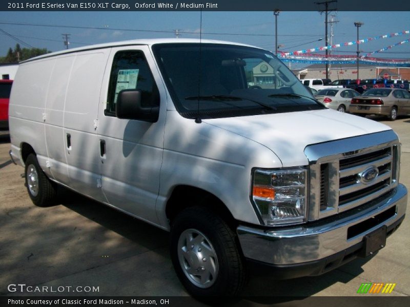 Oxford White / Medium Flint 2011 Ford E Series Van E150 XLT Cargo