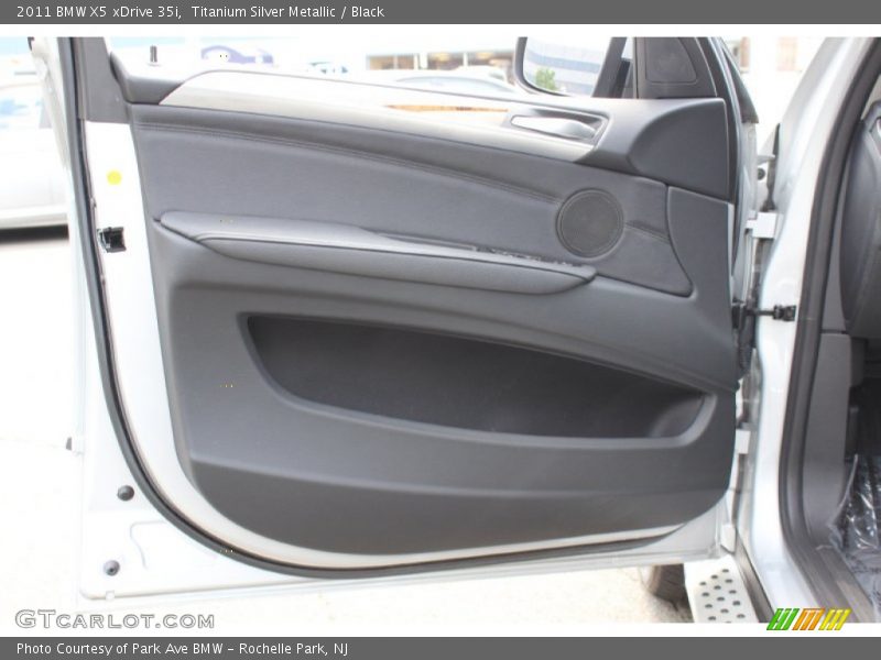 Titanium Silver Metallic / Black 2011 BMW X5 xDrive 35i