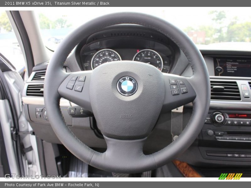 Titanium Silver Metallic / Black 2011 BMW X5 xDrive 35i