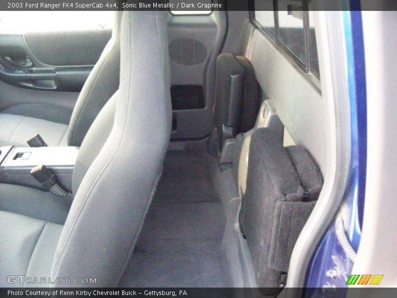 Sonic Blue Metallic / Dark Graphite 2003 Ford Ranger FX4 SuperCab 4x4