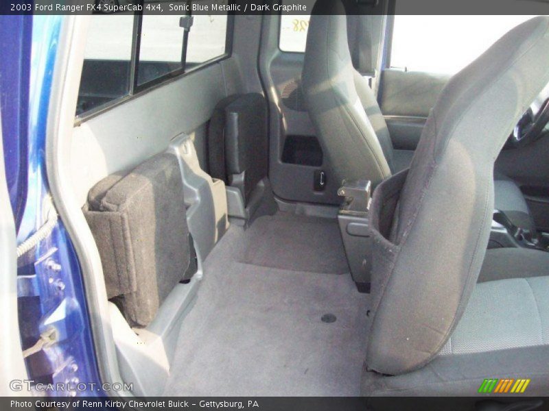 Sonic Blue Metallic / Dark Graphite 2003 Ford Ranger FX4 SuperCab 4x4