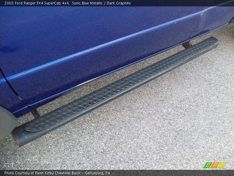Sonic Blue Metallic / Dark Graphite 2003 Ford Ranger FX4 SuperCab 4x4
