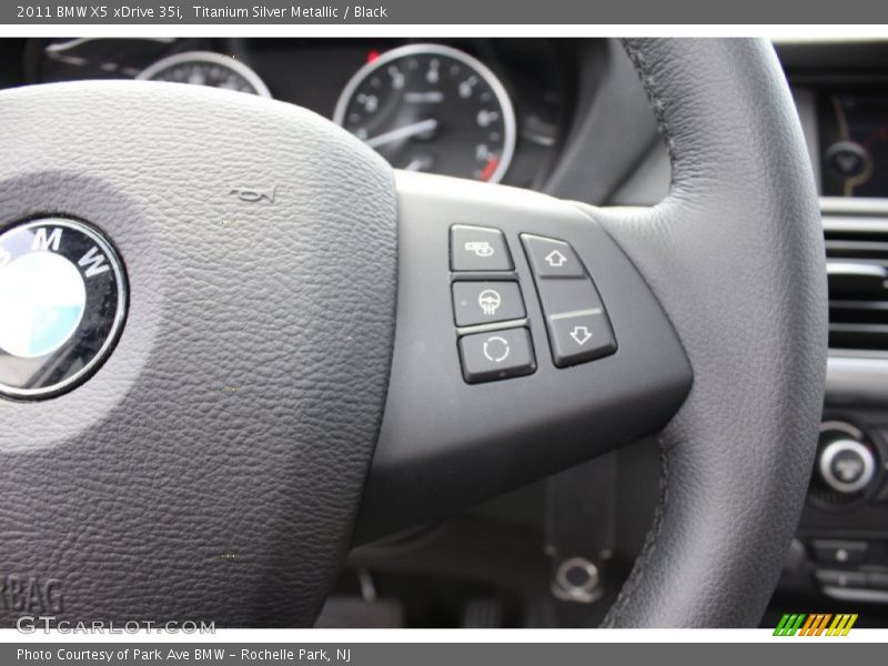 Titanium Silver Metallic / Black 2011 BMW X5 xDrive 35i