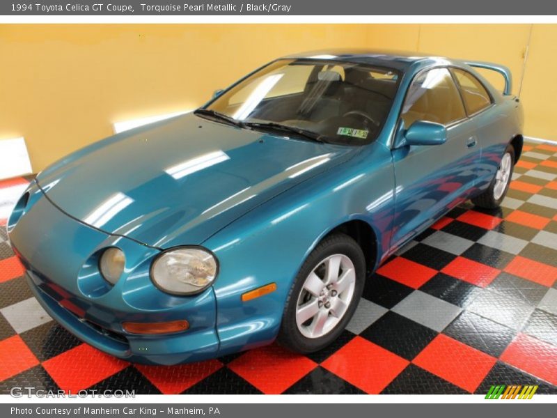 Torquoise Pearl Metallic / Black/Gray 1994 Toyota Celica GT Coupe