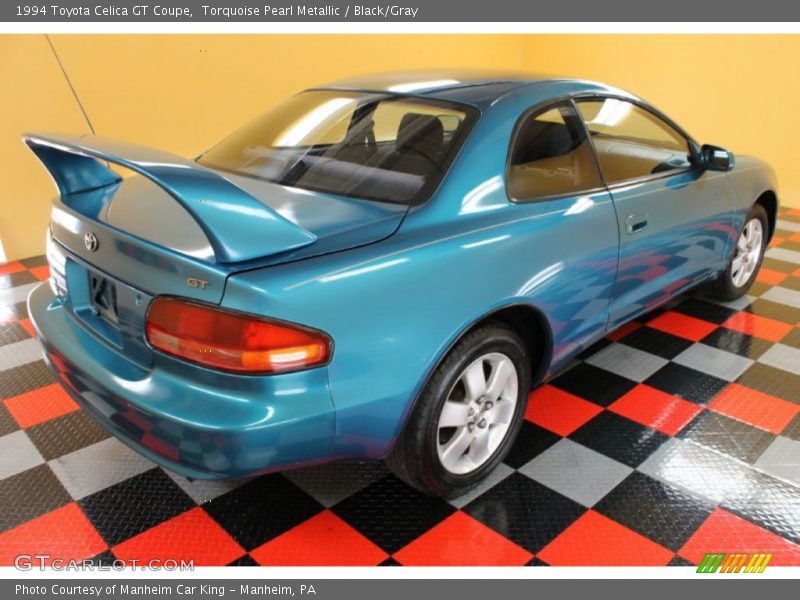Torquoise Pearl Metallic / Black/Gray 1994 Toyota Celica GT Coupe