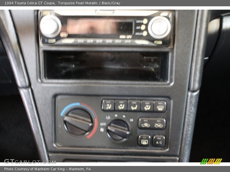 Torquoise Pearl Metallic / Black/Gray 1994 Toyota Celica GT Coupe