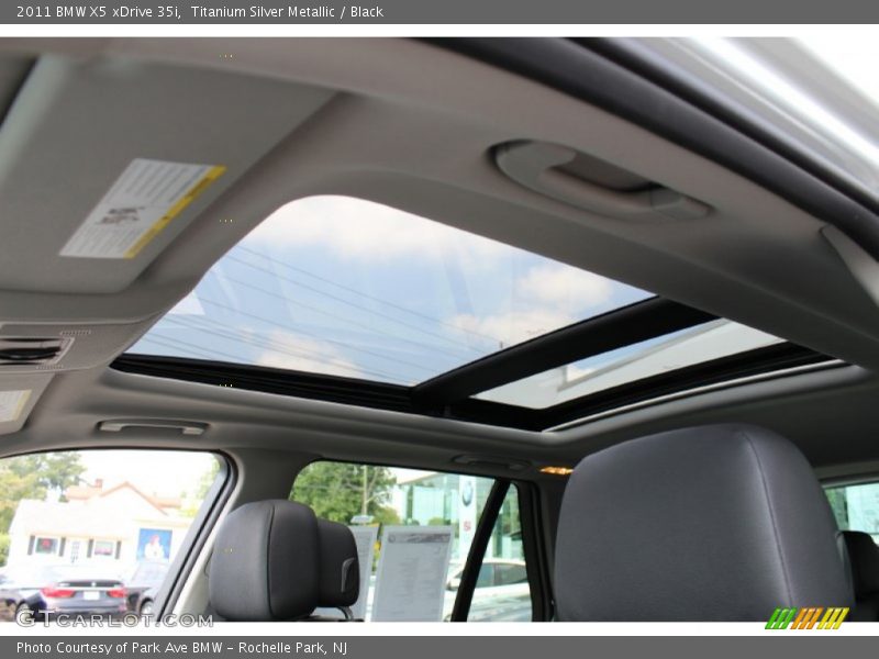 Titanium Silver Metallic / Black 2011 BMW X5 xDrive 35i