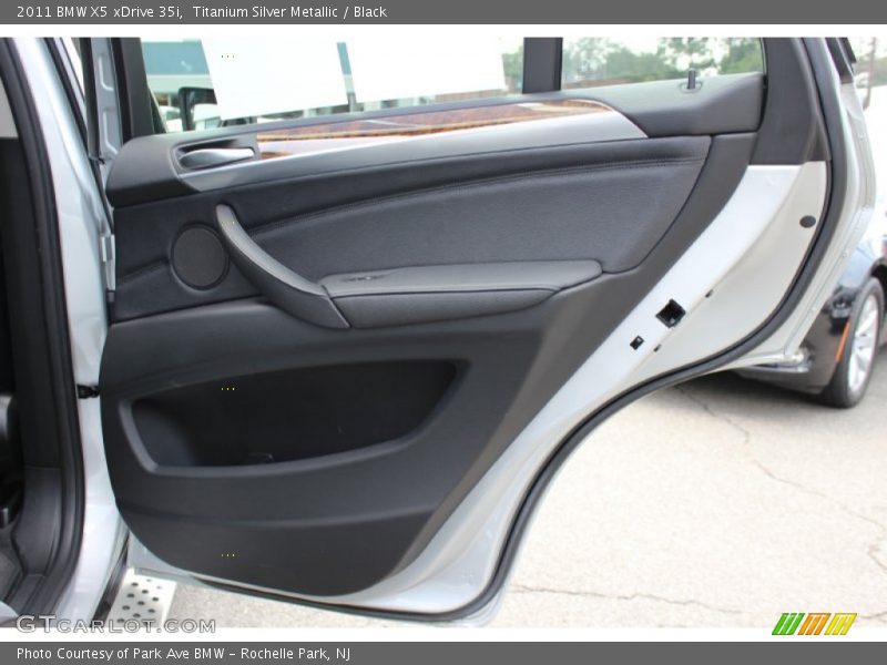Titanium Silver Metallic / Black 2011 BMW X5 xDrive 35i