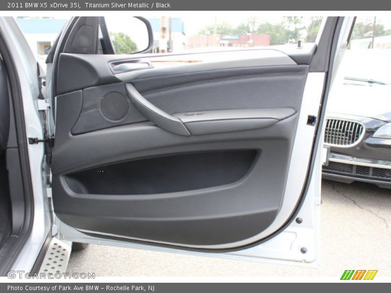 Titanium Silver Metallic / Black 2011 BMW X5 xDrive 35i